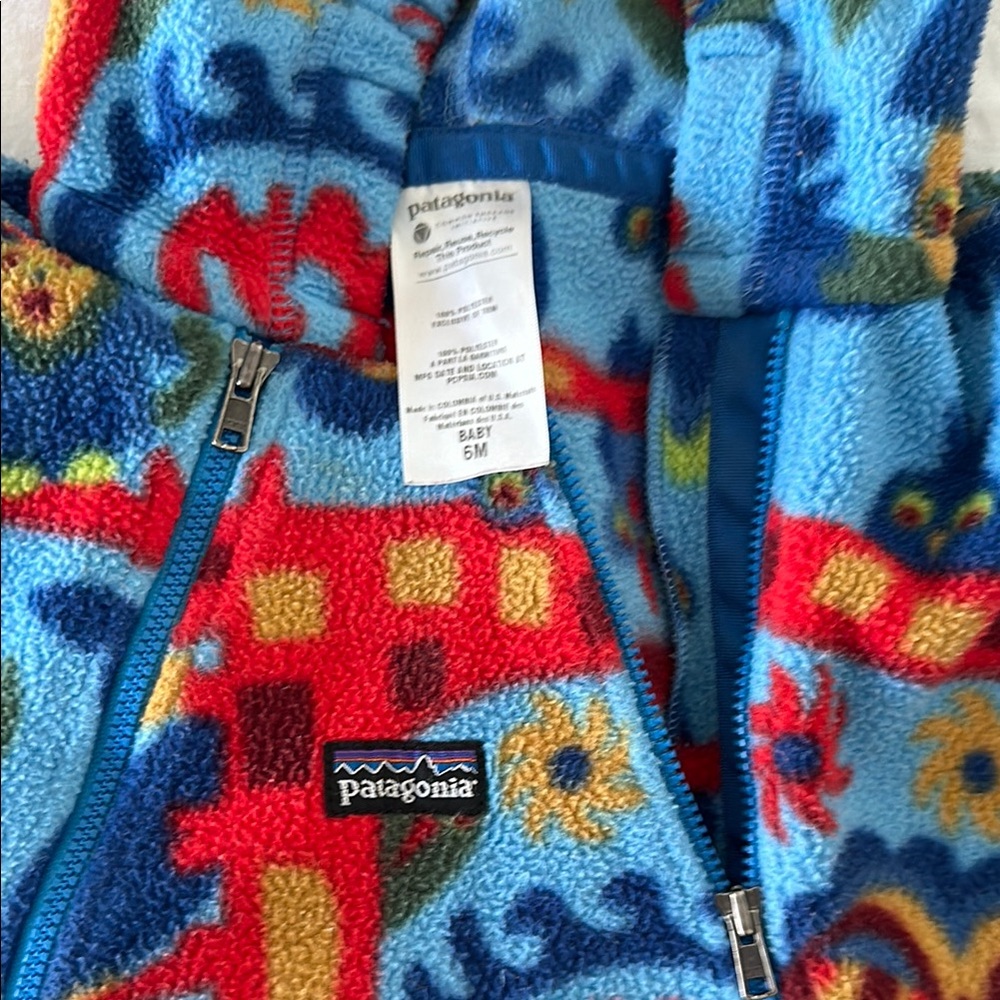 Patagonia Baby Fleece Bunting - Blue